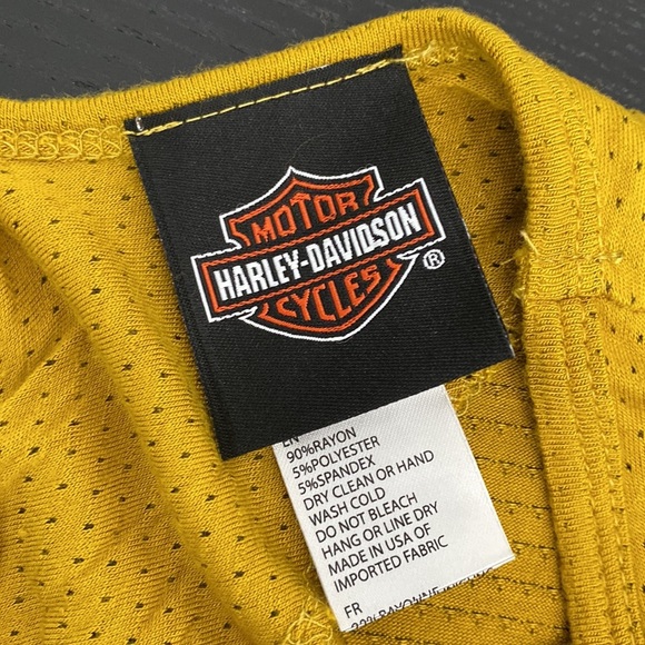 Harley-Davidson Embellished Skull Open Back Tank Top - XL - Picture 6 of 12